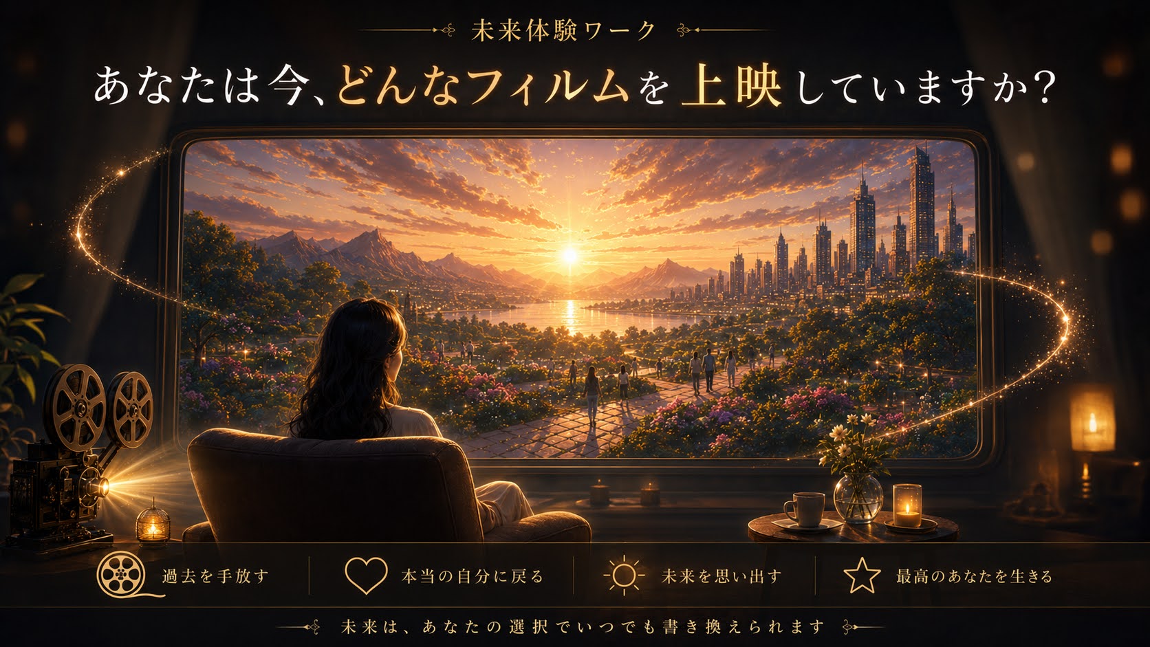 未来の自分とつながる——本当の自分として生きる感覚を先取りする体験